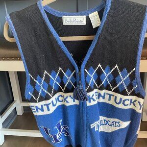 University of Kentucky sleeveless knit sweater